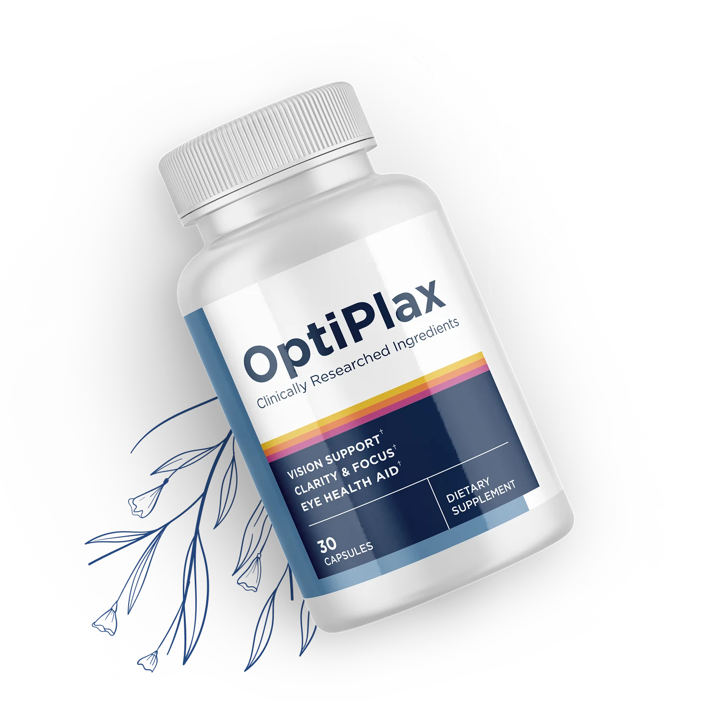 OptiPlax Eye Health Supplement Bottle